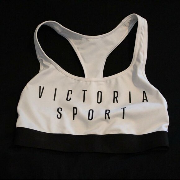 Victoria's Secret Other - ✨2/$20 Victoria's Secret The Player Racerback Sports Bra Spellout XS H11442
